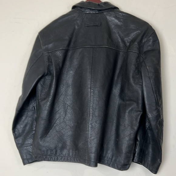 Kenneth Cole Genuine Leather Jacket Size L (P) - Picture 6 of 9